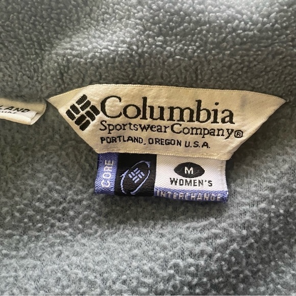 Columbia Fleece Interchange Jacket | Size M | Gray - Picture 7 of 9